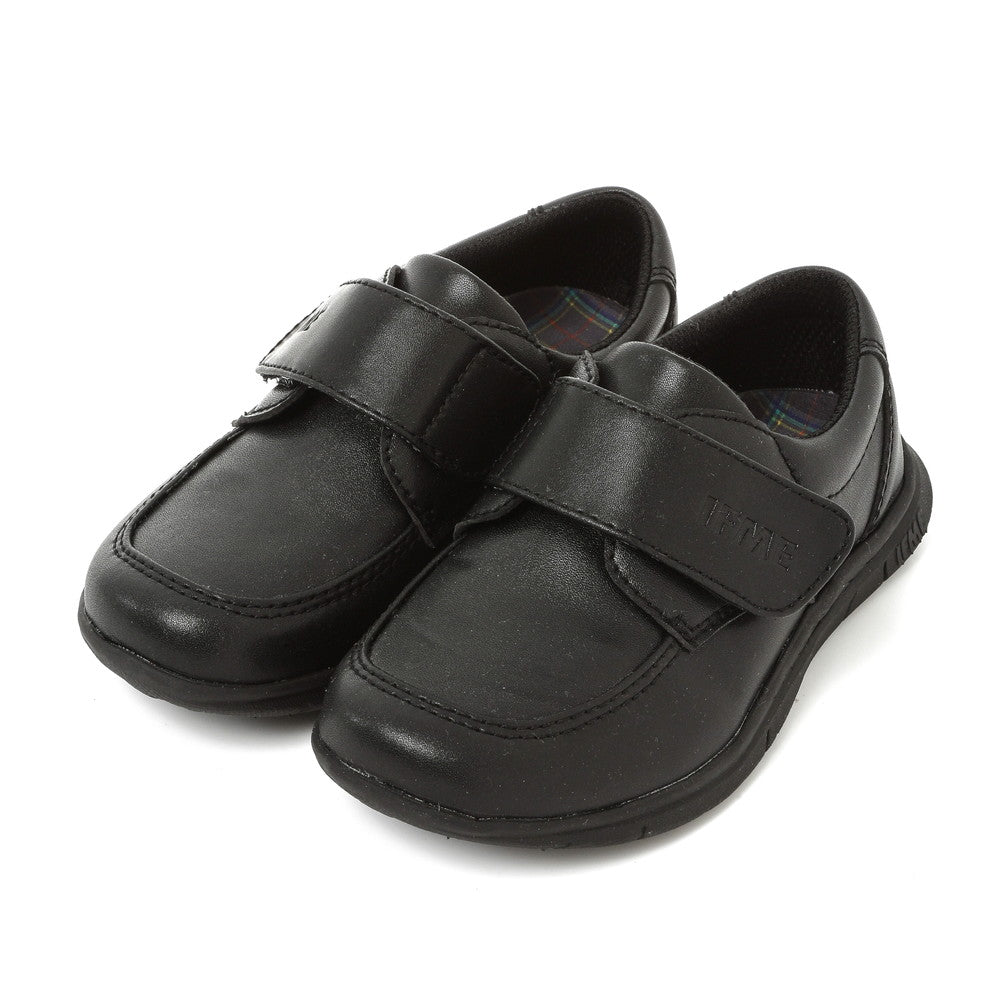 黒フォーマル靴　合成革靴　リボン付き　２１センチ