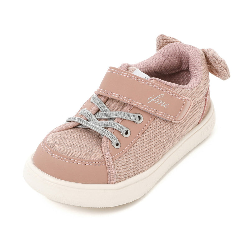 KIDS｜IFME CALIN バックリボンラメニットスニーカー