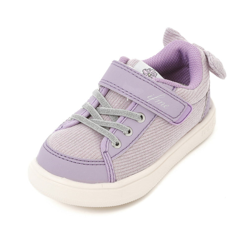 KIDS｜IFME CALIN バックリボンラメニットスニーカー